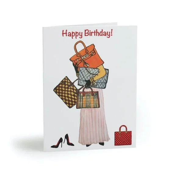 FOLLOW ME! GIVEAWAY! Fashion Girl Stationery Giveaway - Unique Handmade Cards! - Picture 5 of 16